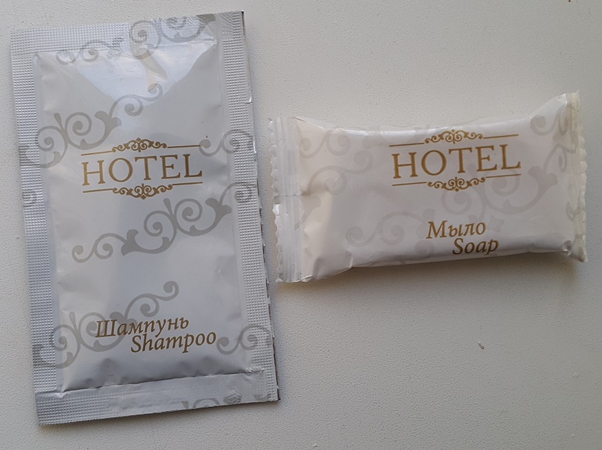 Промо упаковка мыла и шампуня серия Hotel Отель
