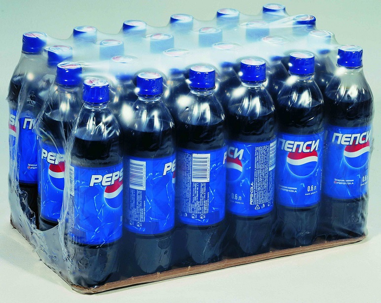 ПОФ пленки с применением для групповой упаковки ПЭТ бутылок