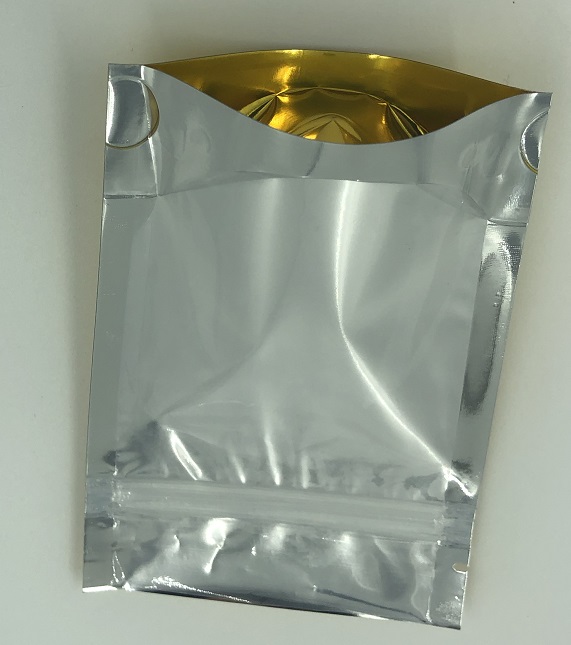 Пакет дой-пак металлизированный с замком zip-lock
